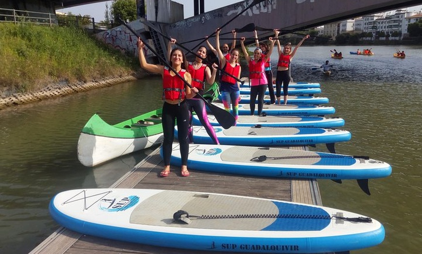 Image 5: Paddle Surf en Sevilla en el Río Guadalquivir