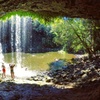 Image 1: Byron Surrounds: Nimbin Waterfall Adventure - Swimming Tour