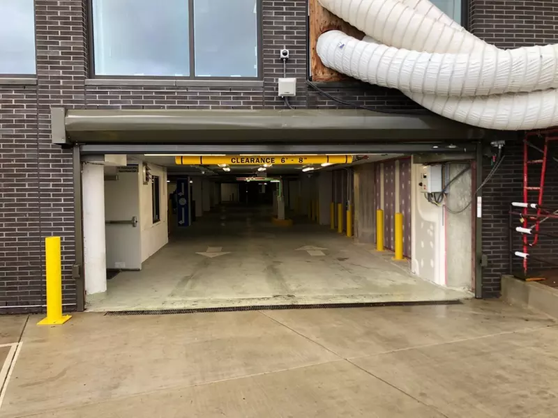 Parking at 1900 Half St. SW. Garage