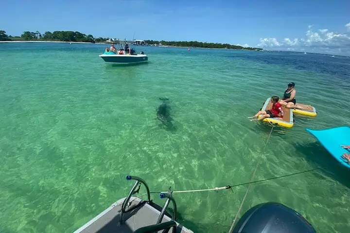 Private Crab Island Party by Boat