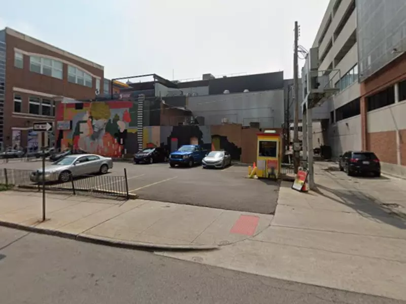 Parking at 583 Monroe St. Lot