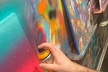BYOB Spray Paint and Sip Workshop in Atlanta - Second Medium