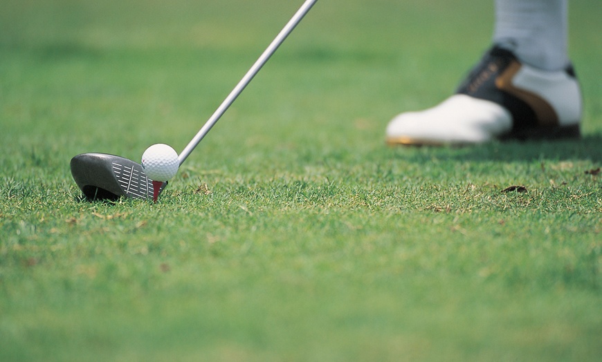 Image 1: $28 For 9 Holes Greens Fee Including Cart For 2 People (Reg $54)