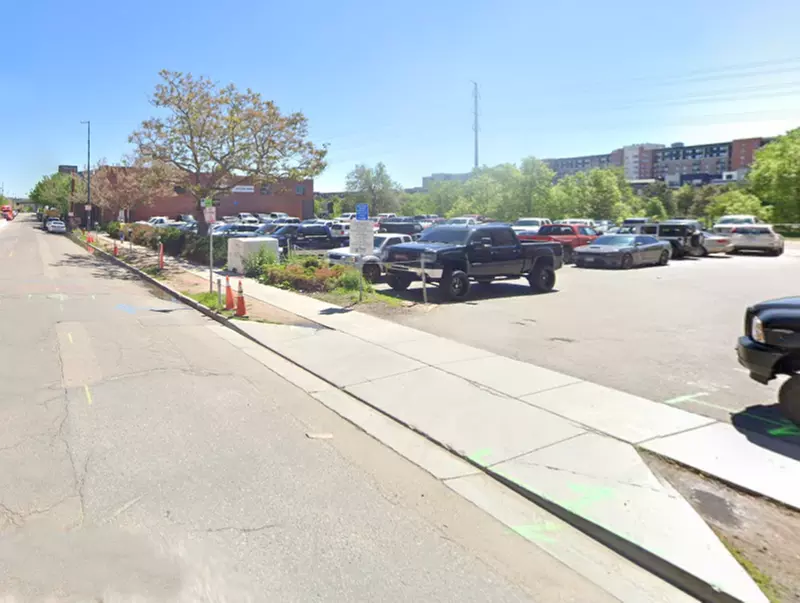 Parking at 1720 Platte St. Lot