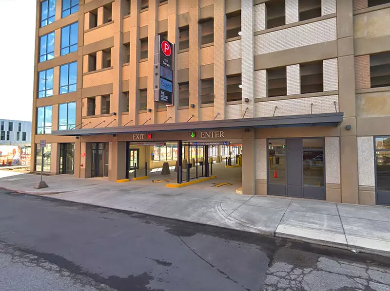 Parking at Temple West Garage