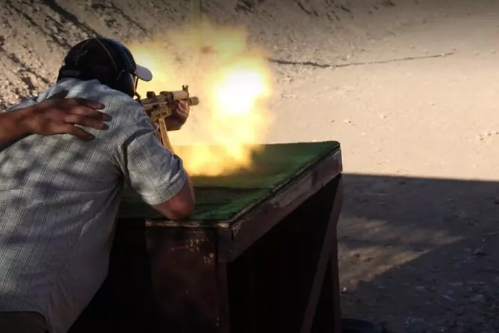 Outdoor Shooting Experience with Transfer and Lunch in Las Vegas