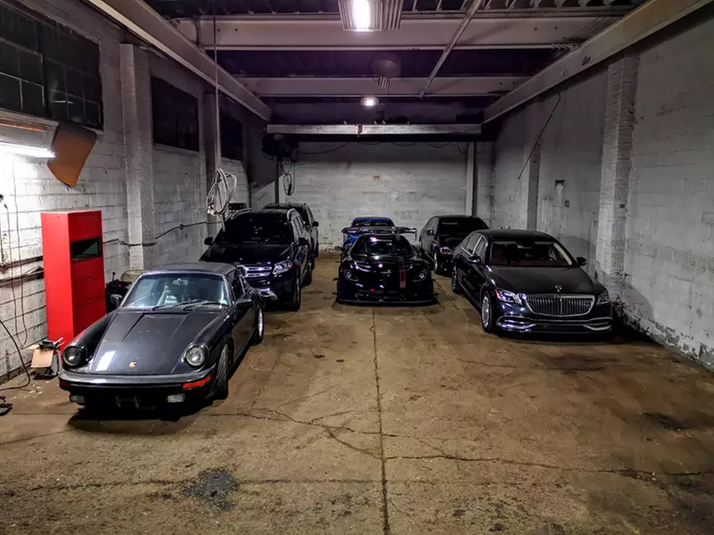 Parking at Republic Speed Shop Garage - Second Medium