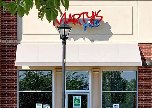 5% Cash Back at Marty's Grill