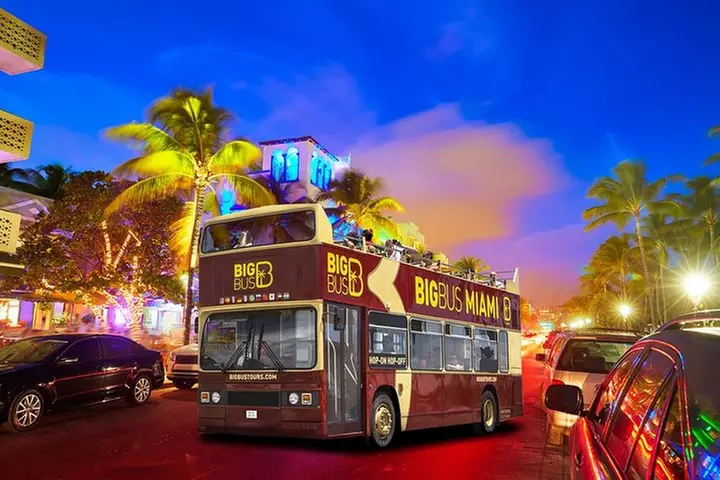 Big Bus Miami: Sightseeing Night Tour by Open-top Bus - Primary Image