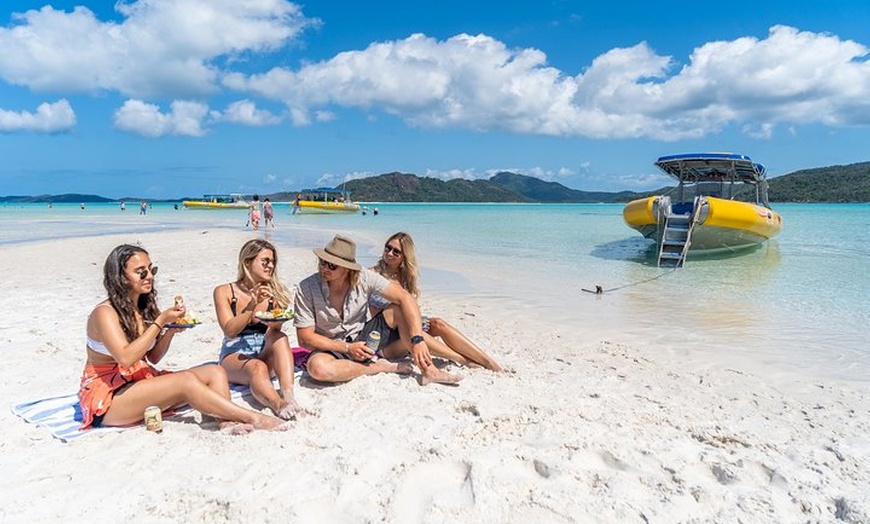 Image 5: Ocean Rafting: Whitehaven Beach, Snorkelling & Hill Inlet Lookout