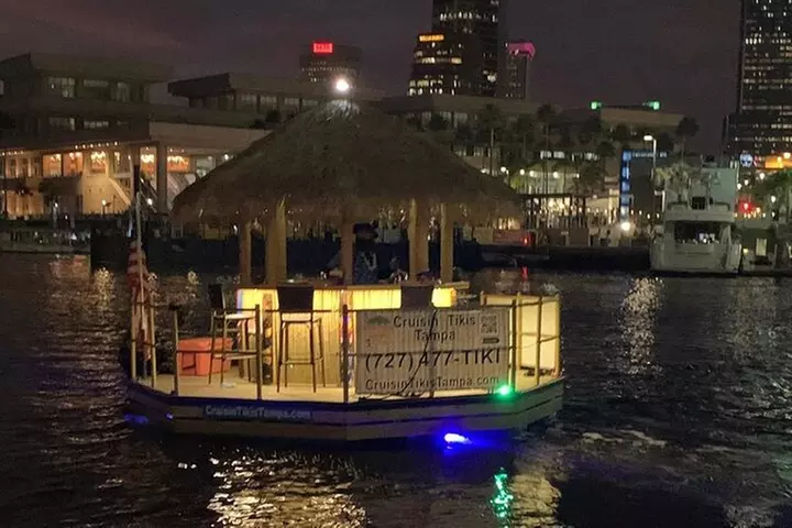 Tiki Boat - Downtown Tampa - The Only Authentic Floating Tiki Bar