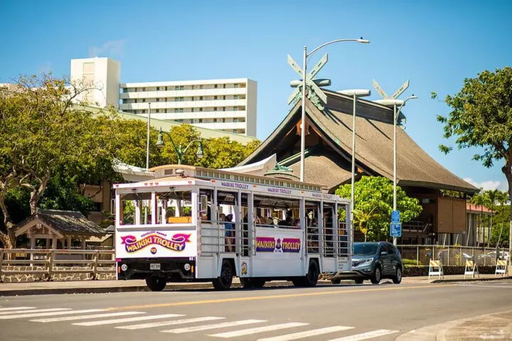 Waikiki Trolley Red Line Heroes & Legends Hop-on Hop-off Tour