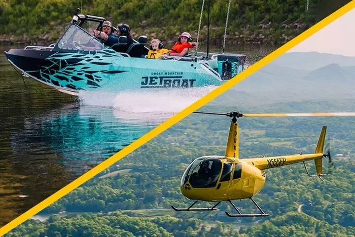 Thrilling Jet Boat and Helicopter Adventure in the Smokies - Primary Image