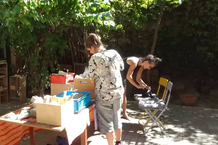 Talla de piedra en Cercedilla/Madrid