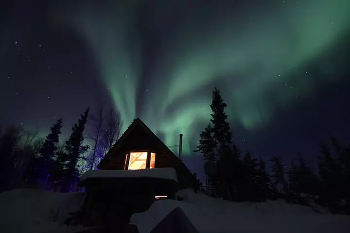 Aurora Viewing - Aurora Husky Lodge , Great view from top of the ridge