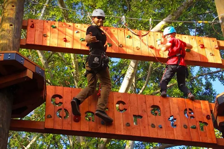 Adventure Course Extreme Including Climbing Wall & Rappel