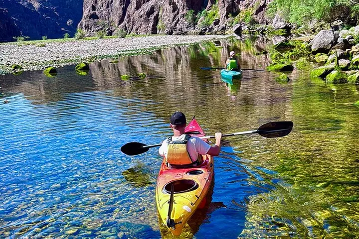 Hoover Dam Kayaking Trip, 6 Hot Springs, 6 Caves, 4 Waterfalls