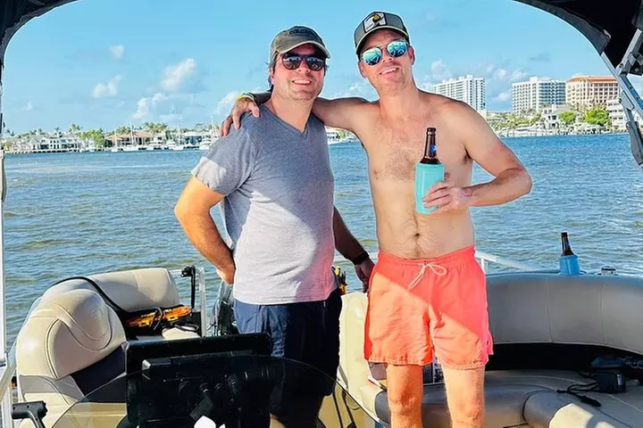 Pontoon Boat 26ft (12pp/115Hp) - Hollywood - FLL - SunBoat rental
