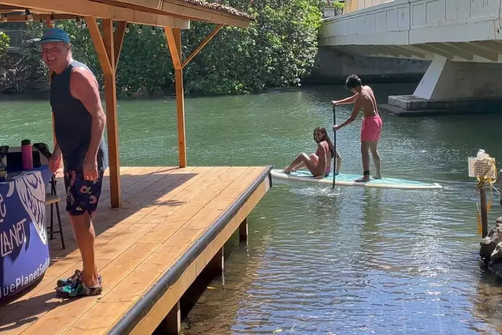 Haleiwa River Paddle Board Rental with Blue Planet Adventure Co.