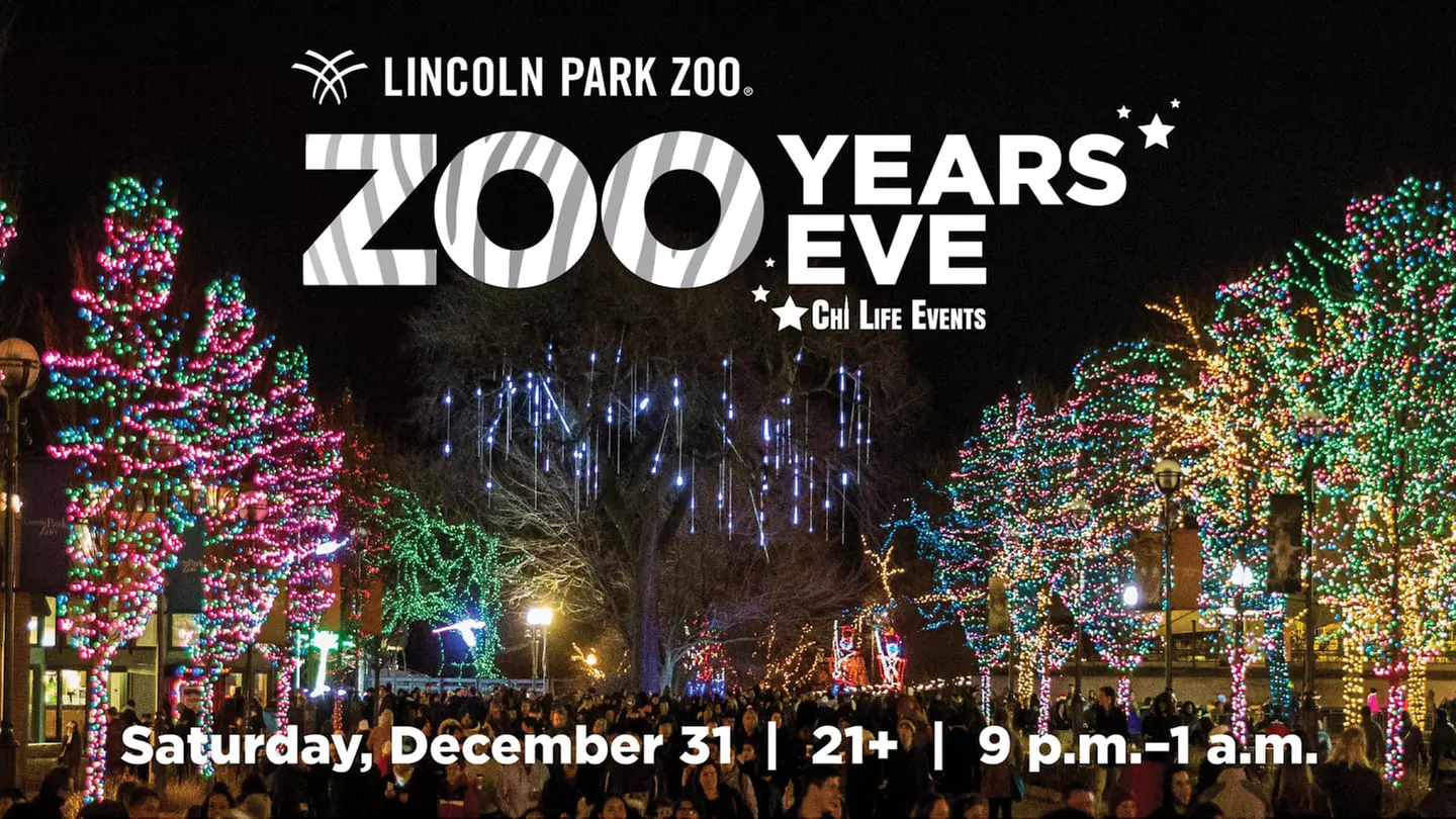 Zoo Year's Eve at Lincoln Park Zoo - Saturday, Dec 31, 2022 / 9:00pm-1:00am - Primary Image