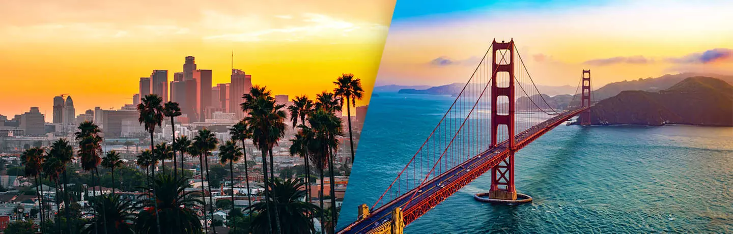 ✈ USA | Von Los Angeles nach San Francisco - Eroberung des Westens - Selbstfahrertour in 13 Nächten 3*, 13 Nächte - Rundreise mit dem Mietwagen - Primary Image