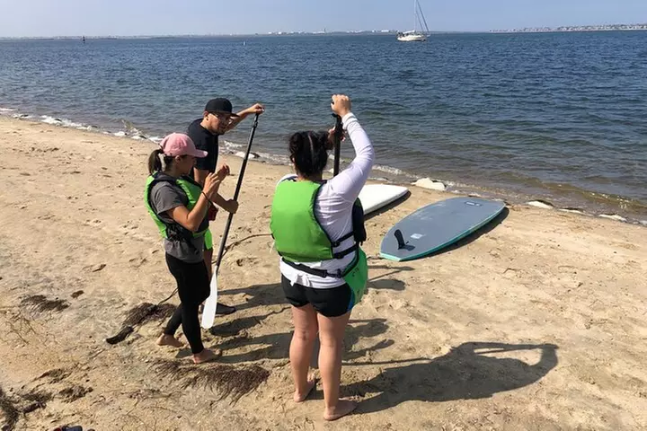 Stand up Paddle Board Lesson on The San Diego Bay