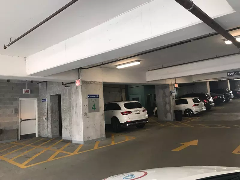 Parking at 500 Lake Shore Drive Apartments Garage