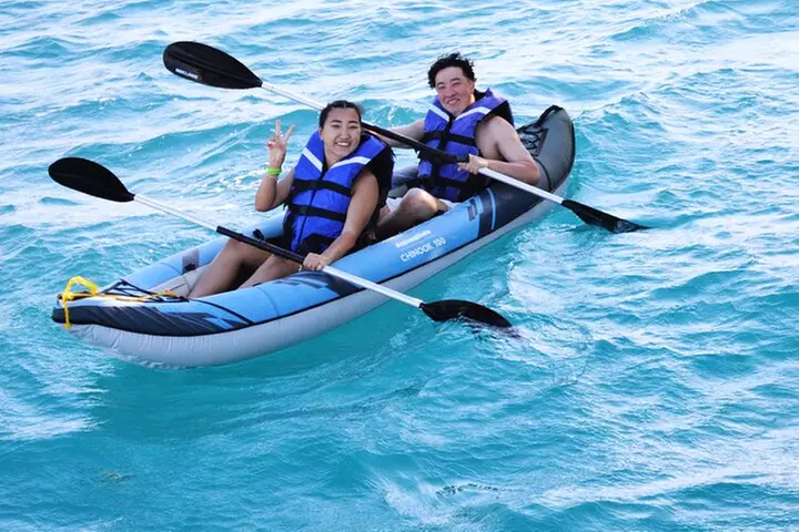 5 in 1 Deluxe Cruise: Turtle Snorkeling, Activities and Pick-Up