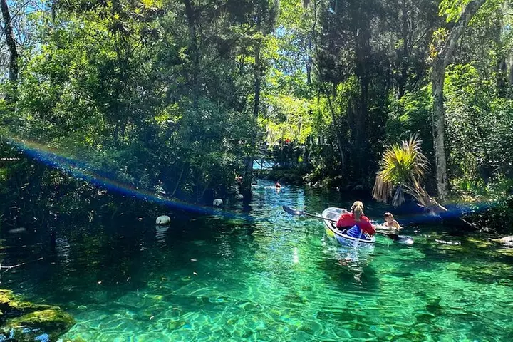 Crystal River Three Sisters Springs and Manatee Clear Kayak Tours