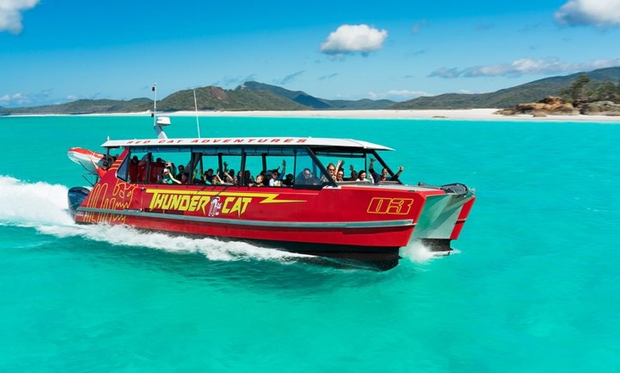 Image 3: Whitehaven Beach and Hill Inlet Lookout Snorkeling Cruise