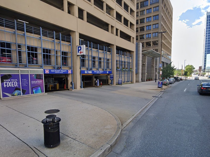 Parking at 100 East Pratt St. Garage