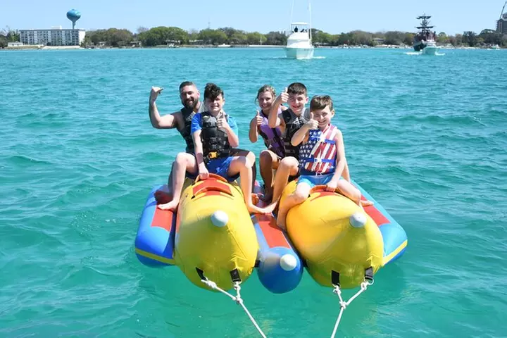 Private Banana Boat and Dolphin Spotting Experience - Primary Image