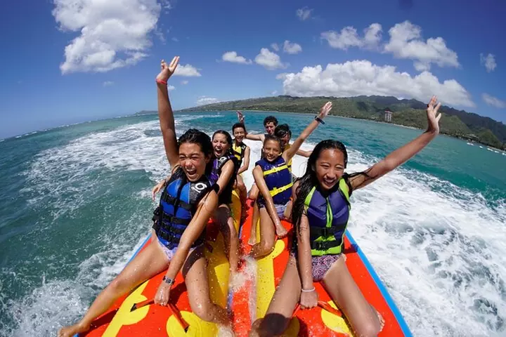 Jet Ski and Banana Boat on Maunalua Bay Exclusive Combo