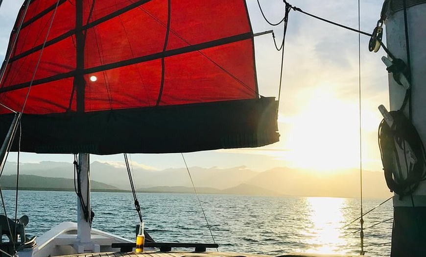 Image 7: Shaolin Sunset Sailing Aboard Authentic Chinese Junk Boat