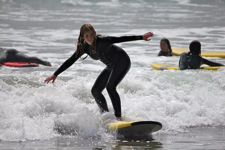 Private Surf Lessons At Stinson Beach In Marin - Second Medium