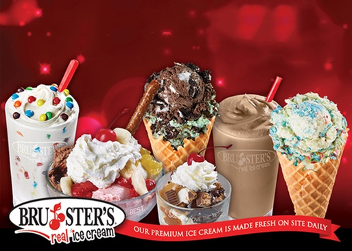 5% Cash Back at Brusters Ice Cream