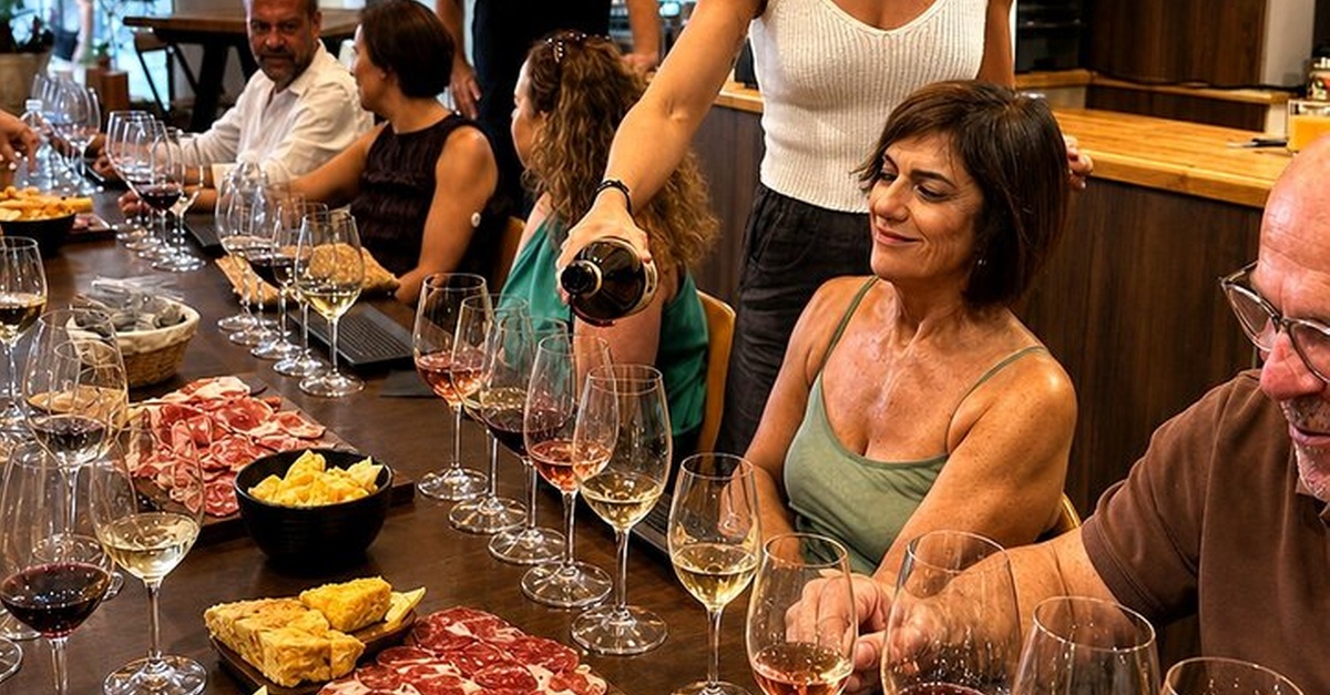 Cata de vinos y comida local en Málaga