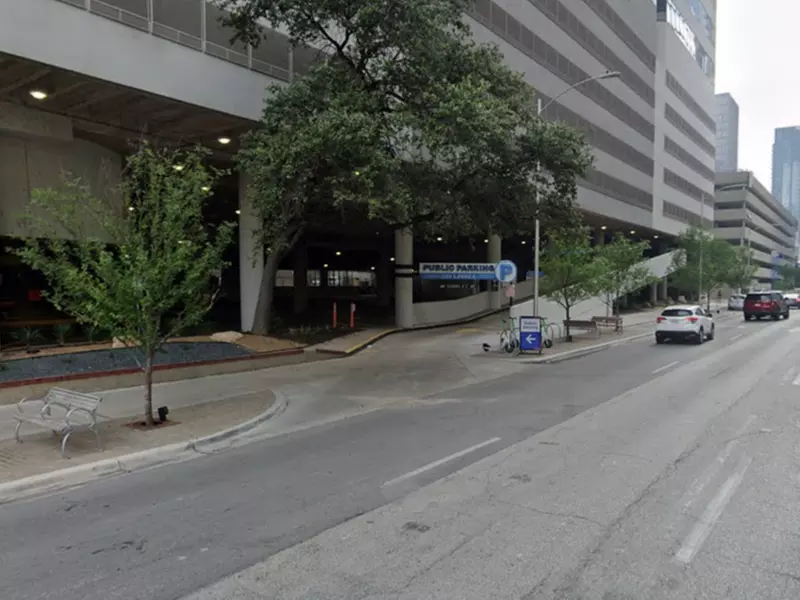 Parking at Lavaca Plaza Upper Garage