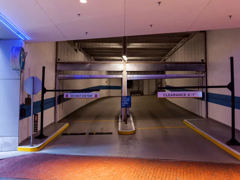 Parking at 33 Arch St. Garage