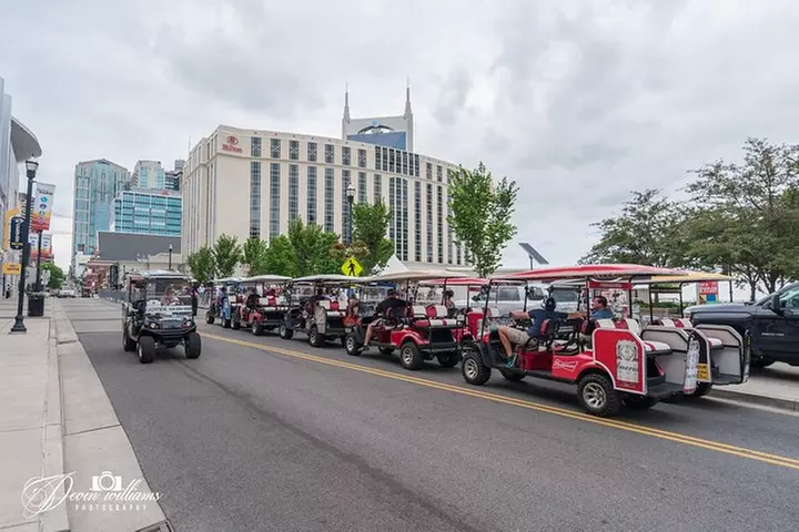 Explore the City of Nashville Sightseeing Tour by Golf Cart
