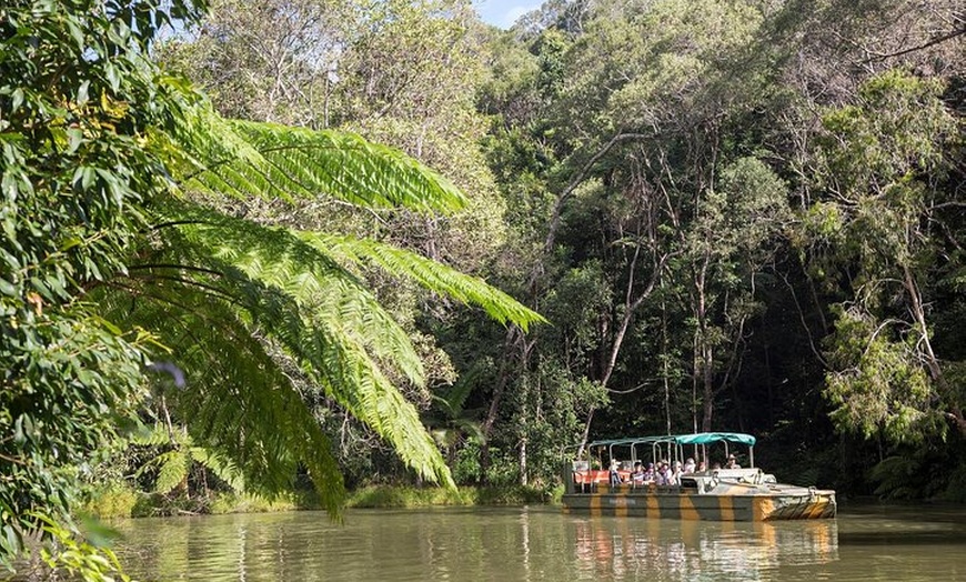 Image 1: Kuranda Village, Army Duck Tour with Train and Skyrail (KDB)