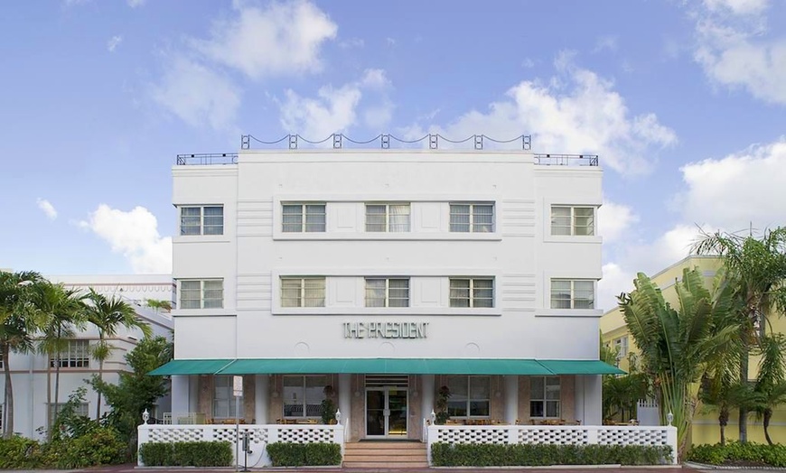 Image 12: ✈ FLORIDA | Miami - President South Beach Hotel Miami 3* - Outdoor ...