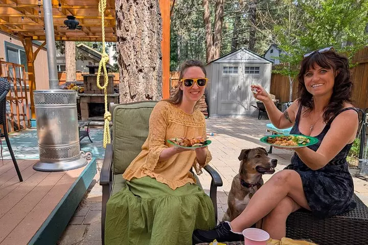Big Bear Backyard Tasting with Wine, Beer, Charcuterie Fun Vibes