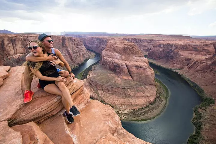 Antelope Canyon and Horseshoe Bend Air and Ground Tour from Vegas - Primary Image