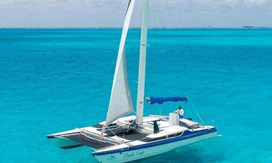 Image 1: Private Catamaran Experience! Buffet and Unlimited Open Bar