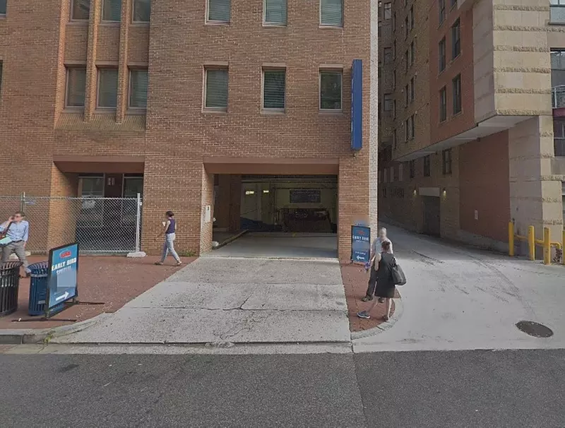 Parking at 600 E St. NW. Garage- Valet
