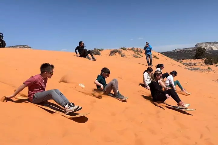Peek-a-boo Slot Canyon Tour and Sandboarding UTV Adventure - Primary Image