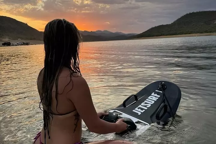 The Original Tesla Cybertruck/Jetsurf Tour in the Sonoran Desert