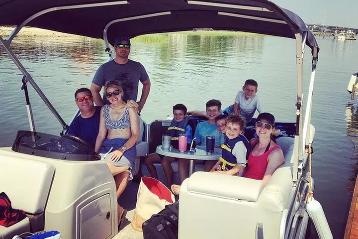 5-Hour Private Hilton Head Pontoon Boat Rental