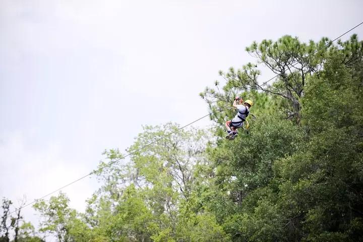 1-Hour "Sky High" Zip Line Adventure Tour with 3 Zip Line Flights Included - Second Medium